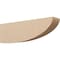 Ekena Millwork 6"W x 36"D x 12"H Thin Durham Rough Cedar Woodgrain TimberThane Corbel, Primed Tan CORUR06X36X12DURRCPR - alternate 1